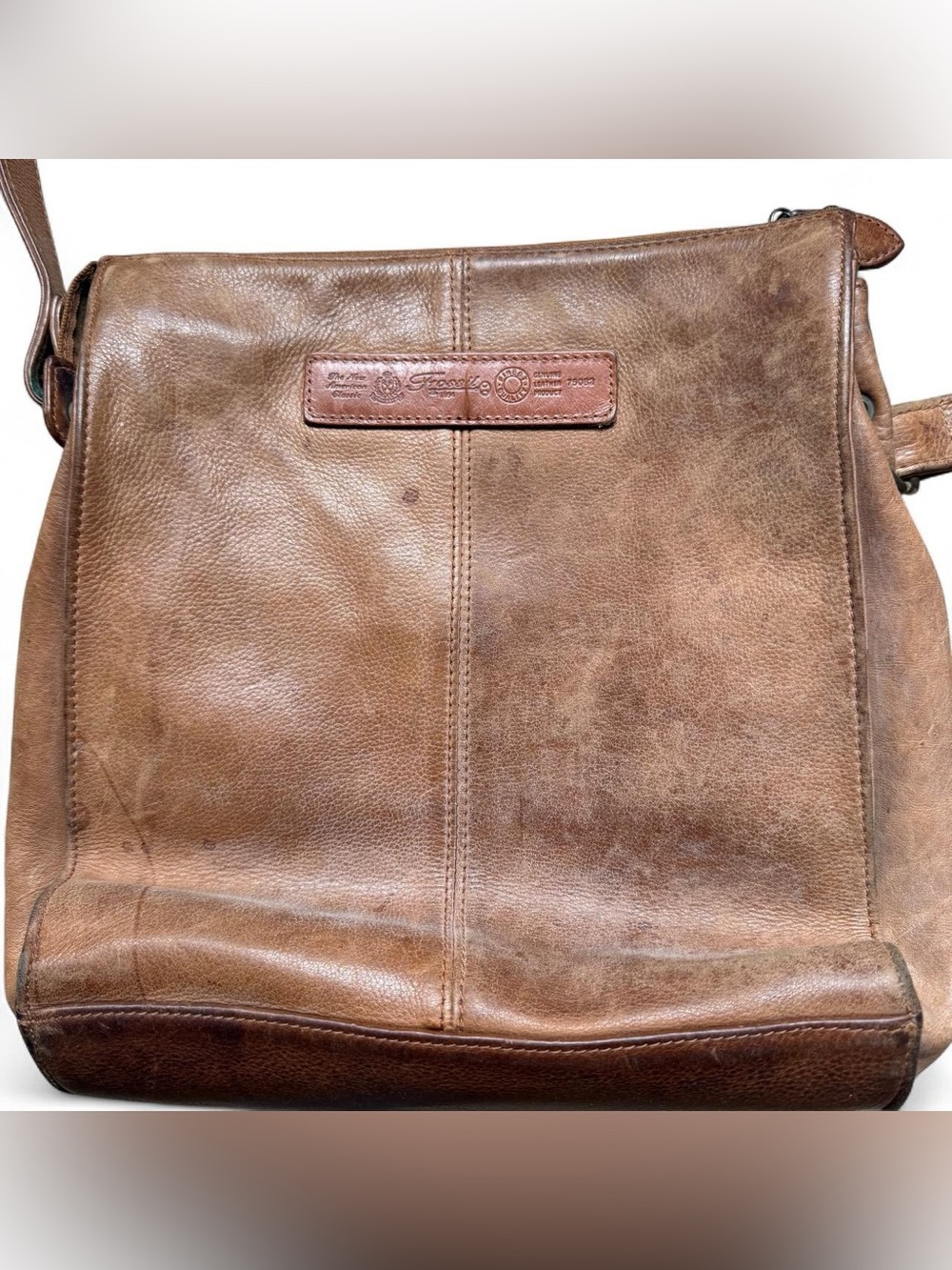 Vintage Fossil 1954 Classic Leather Crossbody Bag - Picture 6 of 8
